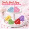 4E’s Novelty 6 Pack Wooden Conversation Hearts Decor – Freestanding Candy Heart Signs for Valentine’s Day, Tiered Tray Decorations, Classroom Valentine Party Decor, Small Wooden Valentine Hearts